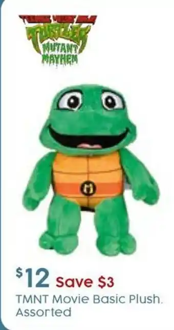 Target TMNT Movie Basic Plush offer