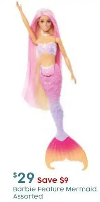 Target Barbie Feature Mermaid offer