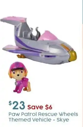 Paw Patrol Rescue Wheels Themed Vehicle - Skye