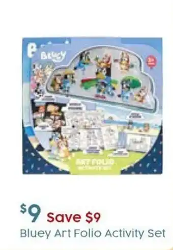 Target Bluey Art Folio Activity Set offer