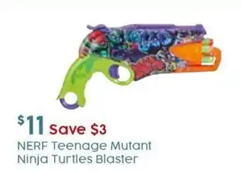 Target NERF Teenage Mutant Ninja Turtles Blaster offer