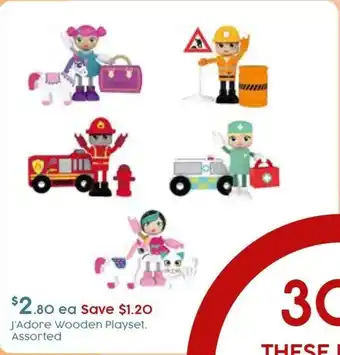 Target J'Adore Wooden Playset offer