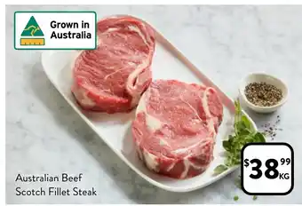 Foodworks Australian Beef Scotch Fillet Steak offer