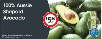 Coles Shepard Avocado offer