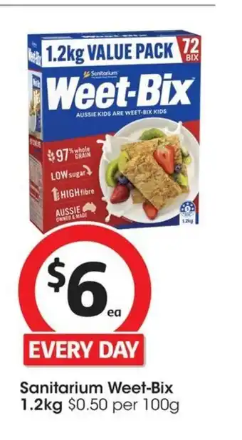 Coles Sanitarium Weet-Bix 1.2kg offer