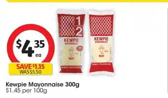 Coles Kewpie Mayonnaise 300g offer
