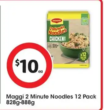 Coles Maggi 2 Minute Noodles 12 Pack offer