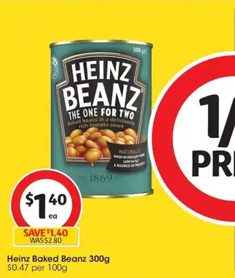 Coles Heinz Baked Beanz 300g offer