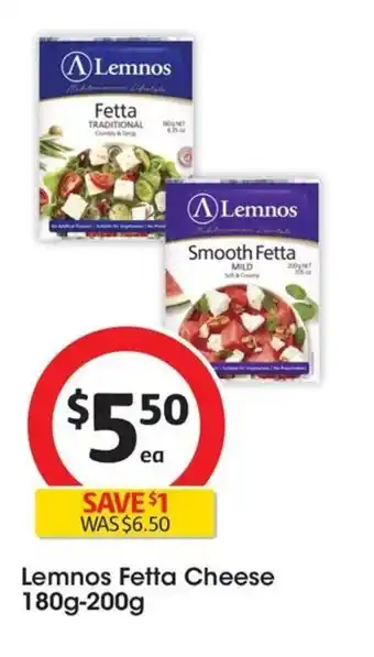 Coles Lemnos Fetta Cheese 180g-200g offer