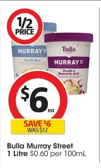 Coles Bulla Murray Street 1 Litre offer