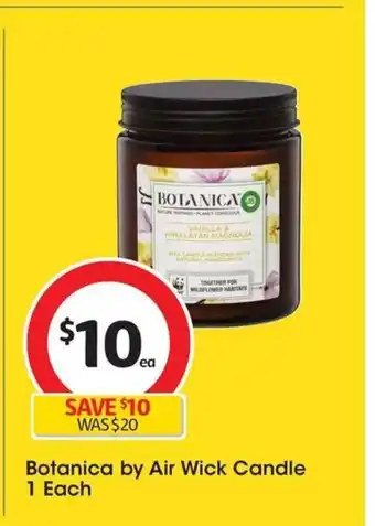 Coles Botanica by Air Wick Candle 1 Each offer