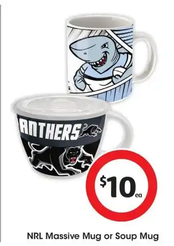 Coles NRL Massive Mug or Soup Mug offer