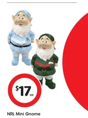 Coles NRL Mini Gnome offer