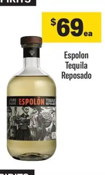 Coles Espolon Tequila Reposado offer