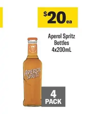 Aperol Spritz Bottles 4x200mL