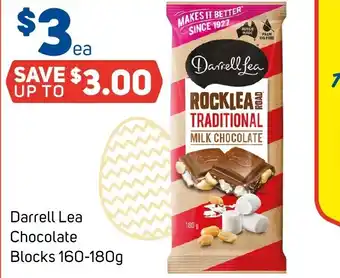 Foodland Darrell Lea Chocolate Blocks 160-180g offer