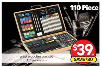 Cheap as Chips Artist Wooden Box Set offer