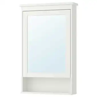 Hemnes Mirror cabinet with 1 door, white, 63x16x98 cm