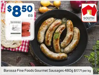 Foodland Barossa Fine Foods Gourmet Sausages 480g offer