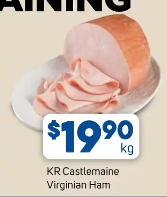 Foodland KR Castlemaine Virginian Ham offer