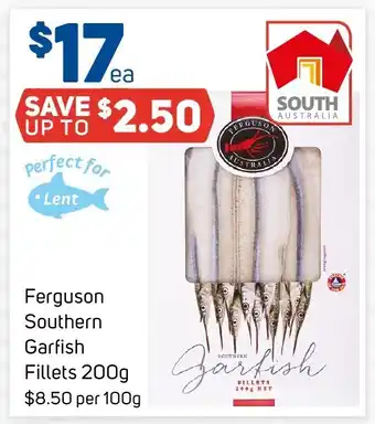 Foodland Ferguson Southern Garfish Fillets 200g offer