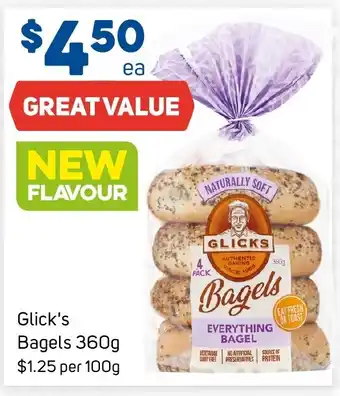 Glick's Bagels 360g