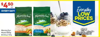 Foodland Morning Sun Muesli 650g offer