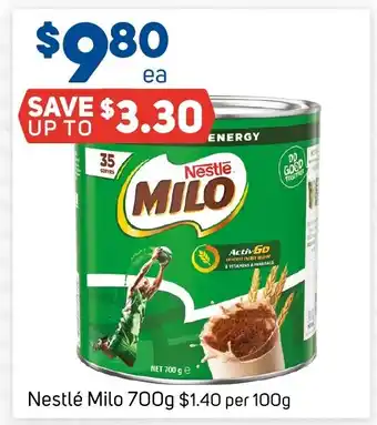 Foodland Nestlé Milo 700g offer