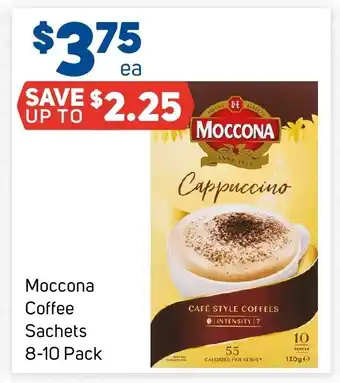 Foodland Moccona Coffee Sachets 8-10 Pack offer