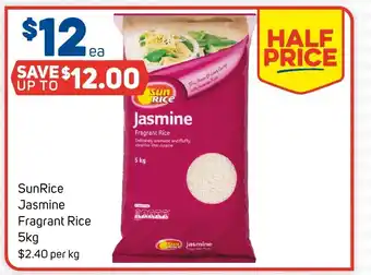 Foodland SunRice Jasmine Fragrant Rice 5kg offer