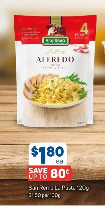 Foodland San Remo La Pasta 120g offer