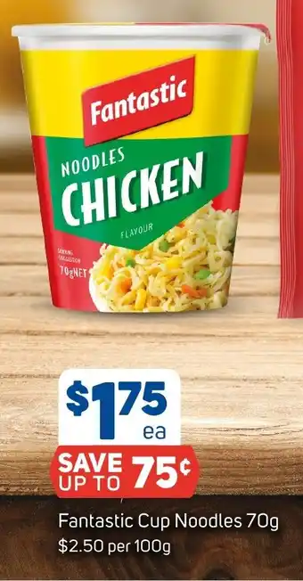 Foodland Fantastic Cup Noodles 70g offer