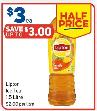 Foodland Lipton Ice Tea 1.5 Litre offer