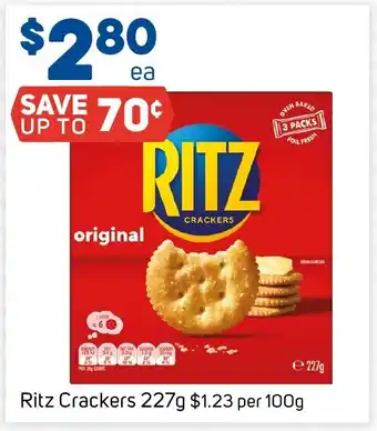 Foodland Ritz Crackers 227g offer