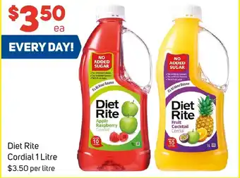 Foodland Diet Rite Cordial 1 Litre offer