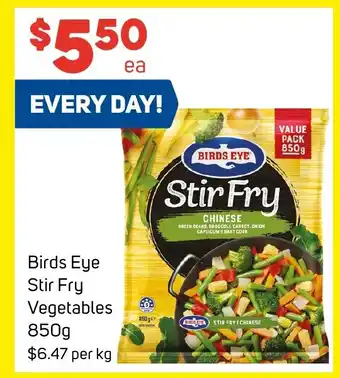 Foodland Birds Eye Stir Fry Vegetables 850g offer