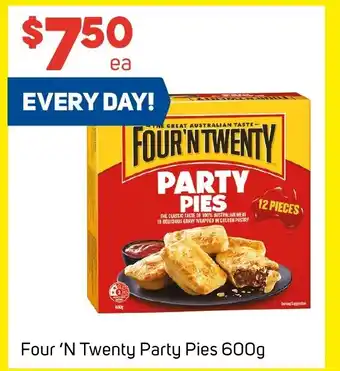 Foodland Four 'N Twenty Party Pies 600g offer