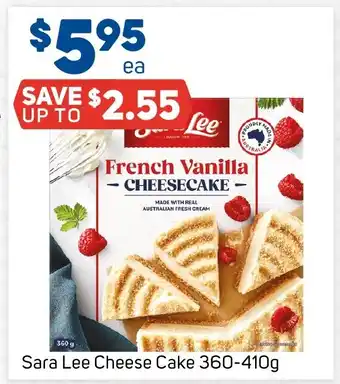 Foodland Sara Lee Cheese Cake 360-410g offer