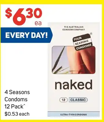 Foodland 4 Seasons Condoms 12 Pack offer