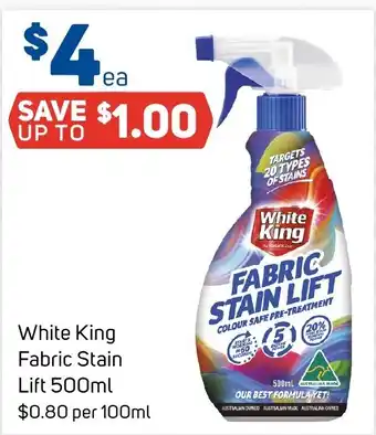 Foodland White King Fabric Stain Lift 500mL offer