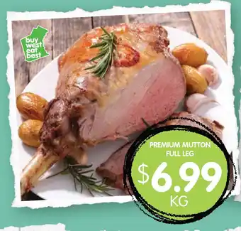 Spudshed PREMIUM MUTTON FULL LEG offer