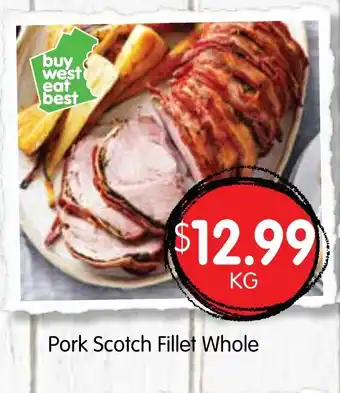Spudshed Pork Scotch Fillet Whole offer
