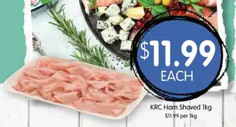 Spudshed KRC Ham Shaved 1kg offer