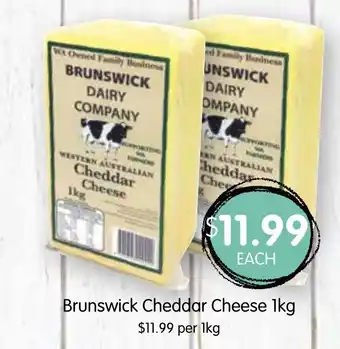 Spudshed Brunswick Cheddar Cheese 1kg offer
