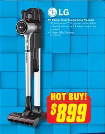 The Good Guys A9 Kompressor Evolve Stick Vacuum offer