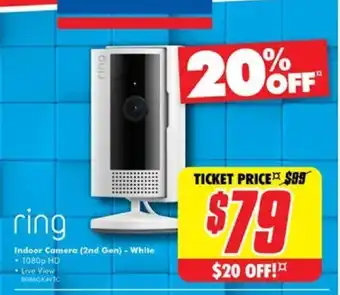 The Good Guys Indoor Camera (2nd Gen) - White offer