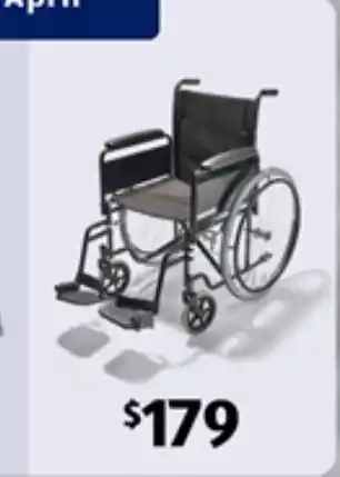 ALDI Foldable Wheelchair offer