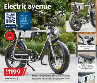 ALDI Electric Urban Bike offer