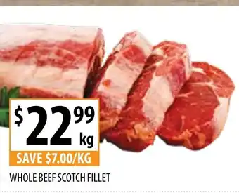 Supabarn WHOLE BEEF SCOTCH FILLET offer