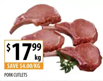 Supabarn PORK CUTLETS offer